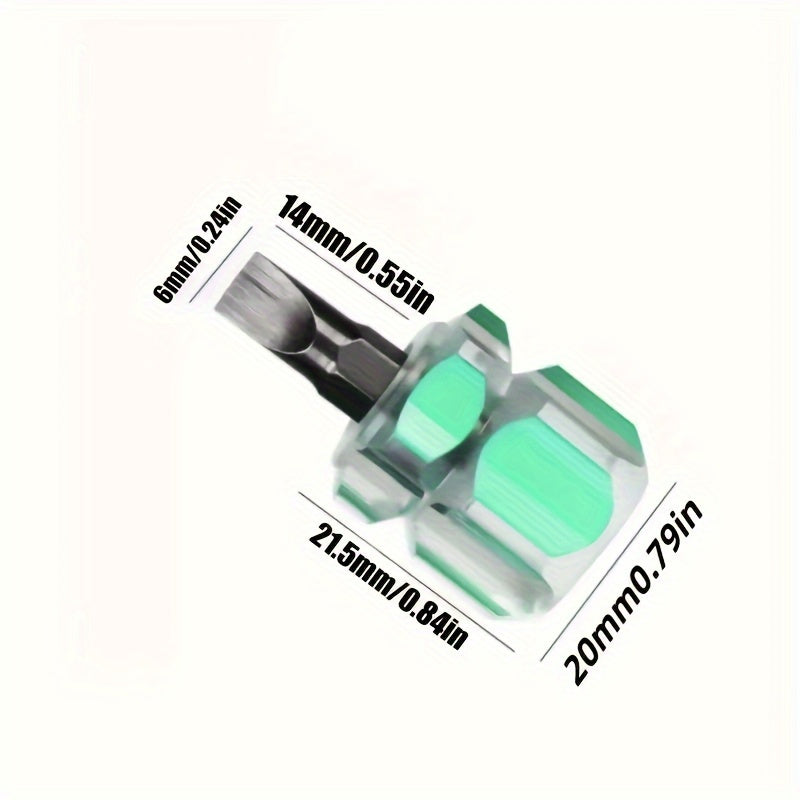 2PCS Precision Screwdriver Set Transparent Handle Portable Repair Tool