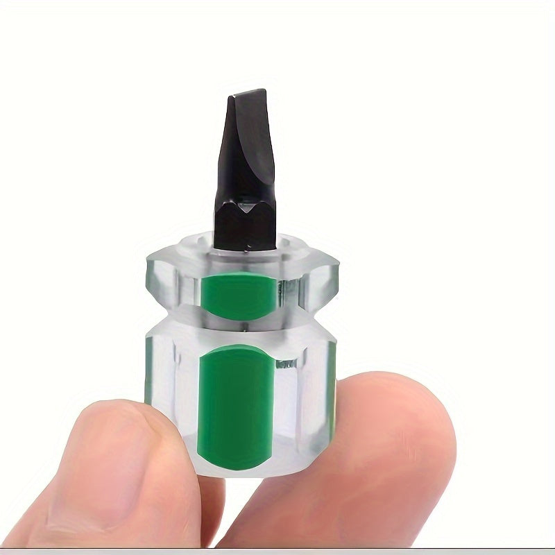 2PCS Precision Screwdriver Set Transparent Handle Portable Repair Tool