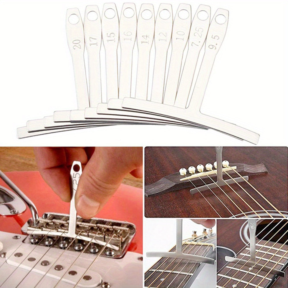 Guitar Maintenance Kit with Essential Tools for Repairs and Cleaning Black Metal Plastic