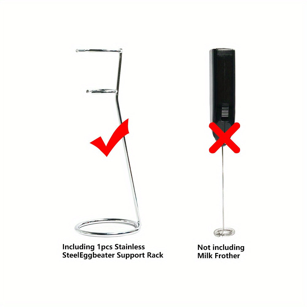 Stainless Steel Milk Frother Stand for Coffee and Espresso Machines Compact and Easy to Clean