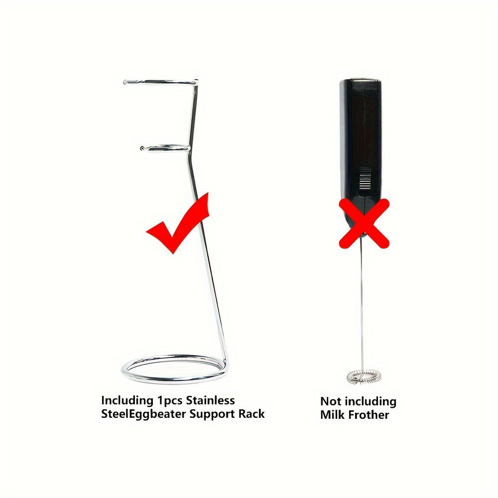 Stainless Steel Milk Frother Stand for Coffee and Espresso Machines Compact and Easy to Clean