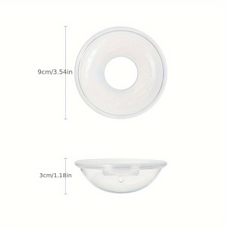 Two Pieces Portable Breast Pads for Leak Prevention and Milk Collection