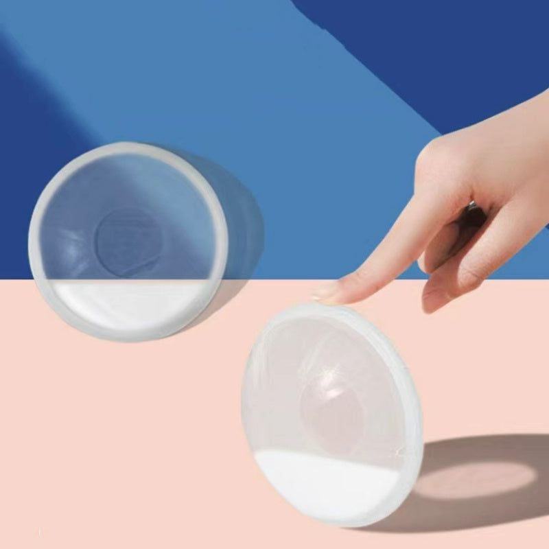 Two Pieces Portable Breast Pads for Leak Prevention and Milk Collection
