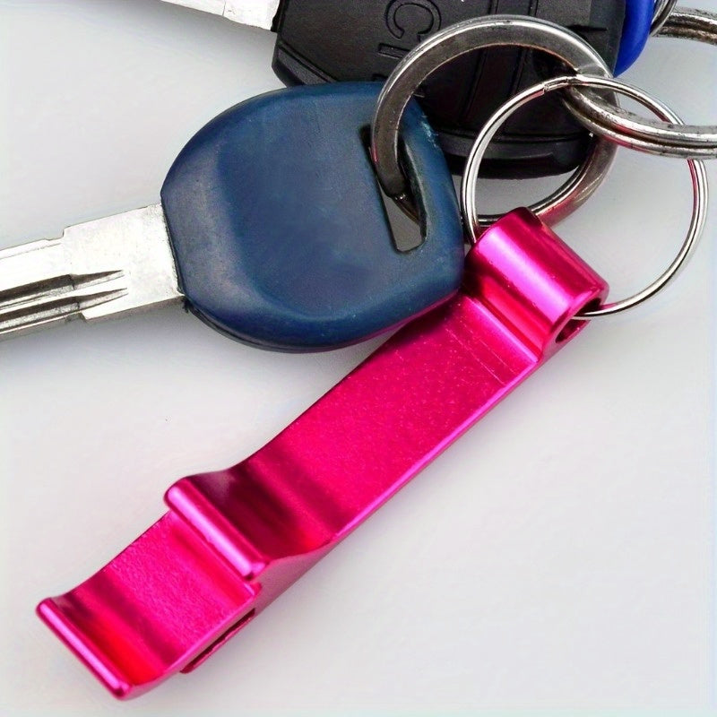 16 Metal Keychain Bottle Openers in 8 Colors Portable Beer Bottle Openers