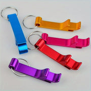 16 Metal Keychain Bottle Openers in 8 Colors Portable Beer Bottle Openers