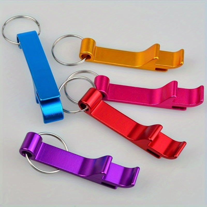 16 Metal Keychain Bottle Openers in 8 Colors Portable Beer Bottle Openers