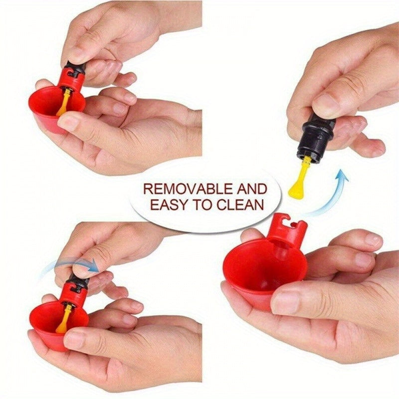 5/10/20 dona avtomatik qushlar uchun suv idishlari, tovuq va parrandalar uchun