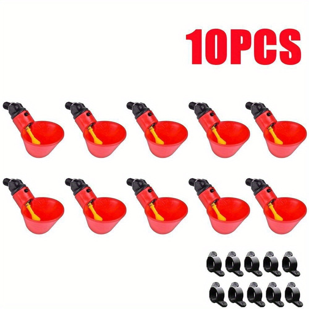 5/10/20 dona avtomatik qushlar uchun suv idishlari, tovuq va parrandalar uchun