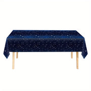 Disposable PEVA Starry Sky Tablecloth Waterproof Thickened for Party Banquet