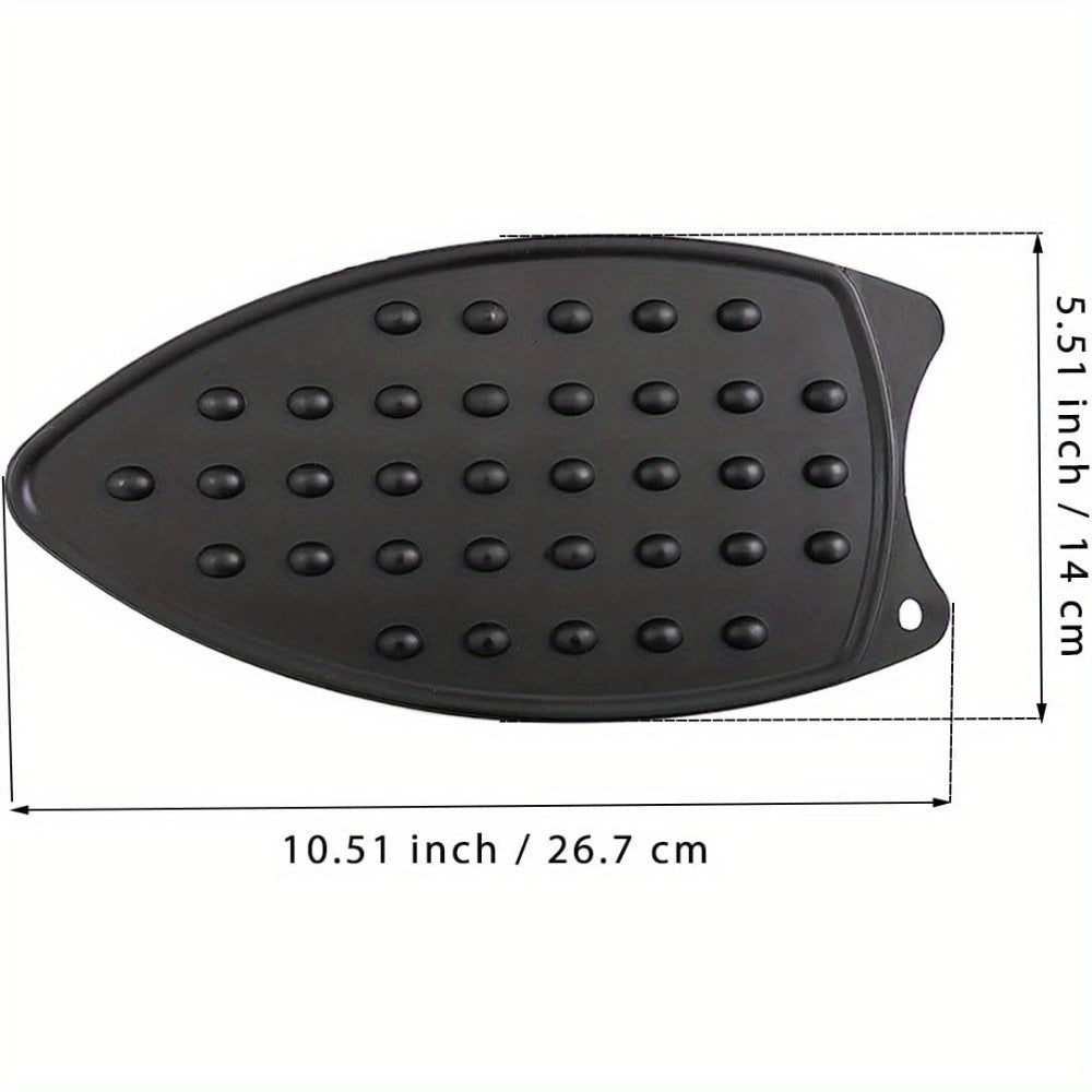 Silicone Iron Rest Pad Multipurpose Ironing Board Hot Resistant Mat Black