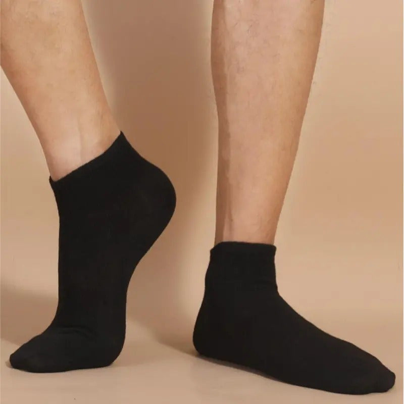 Set de 10/20 calcetines invisibles para hombre sin mostrar, transpirables, resistentes al sudor y antimanchas