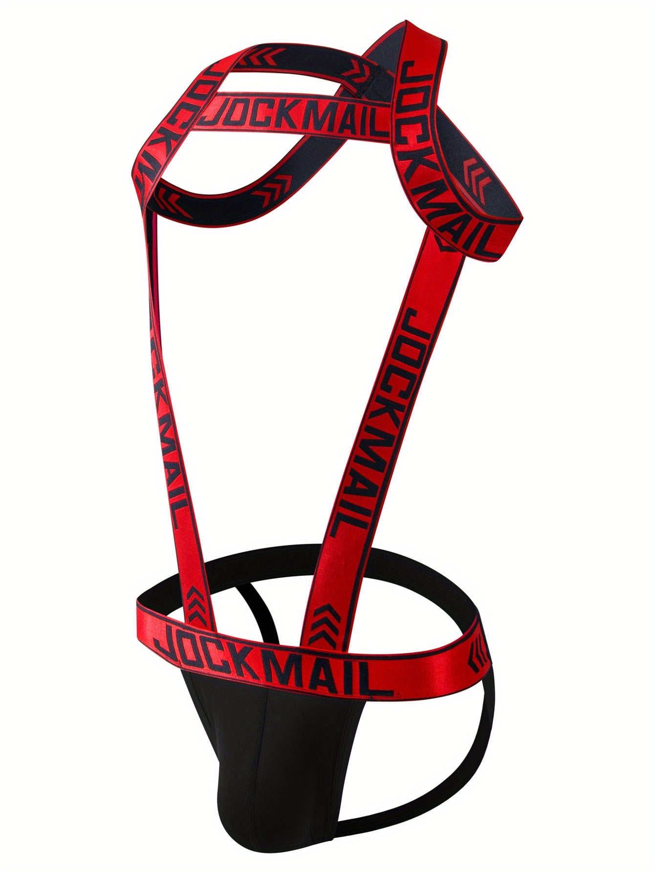 Ropa interior para hombre, jockstrap de nylon elástico, semi-transparente, transpirable, en color púrpura con letras blancas