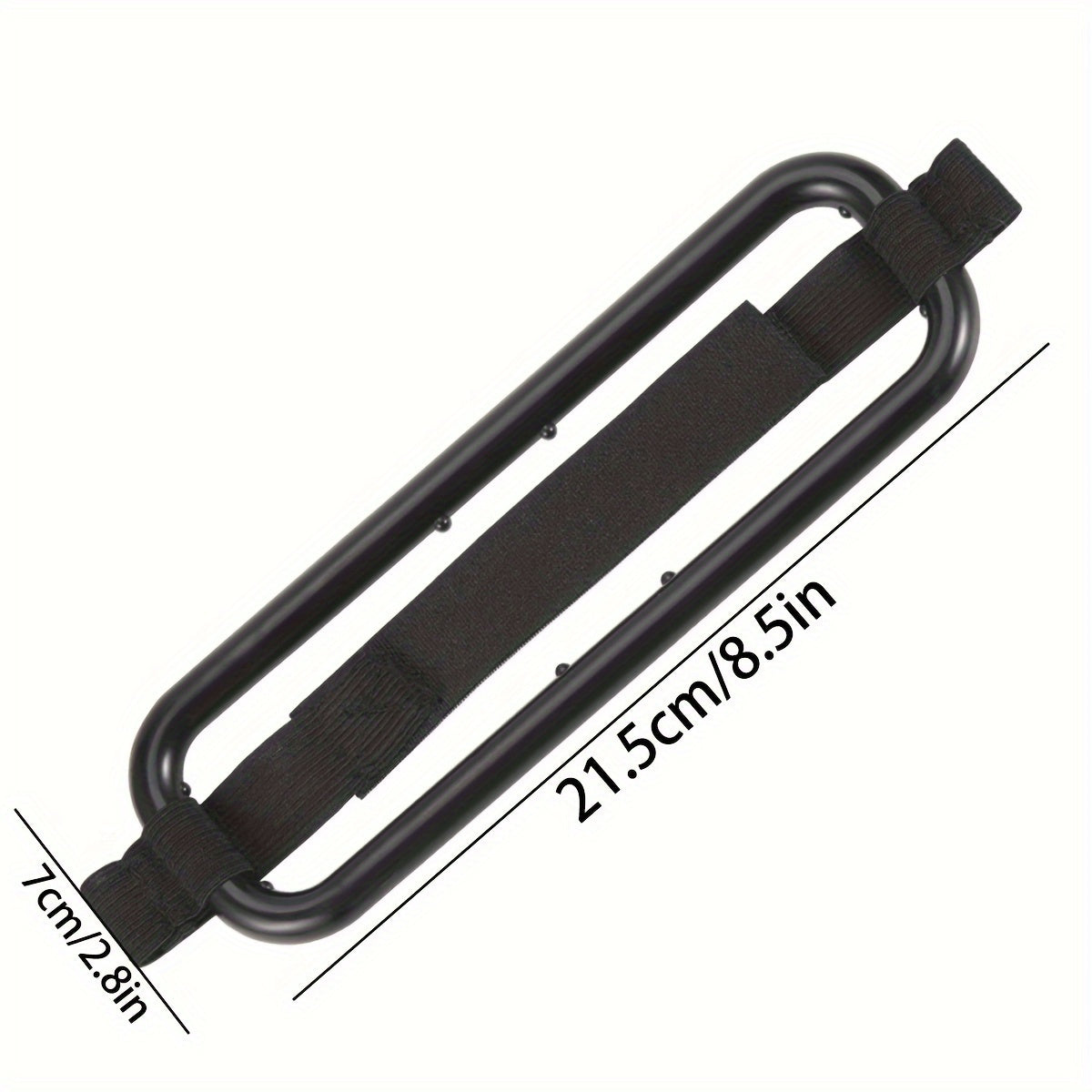 Car Sunshade Organizer Tissue Holder with Clip-On Elastic Band Black Plastic