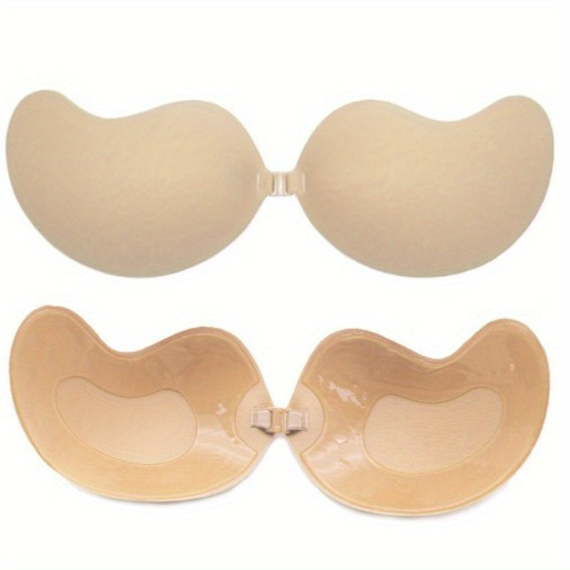 Women’s Strapless Seamless Self-Adhesive Lift Bra Opaque Silicone Support