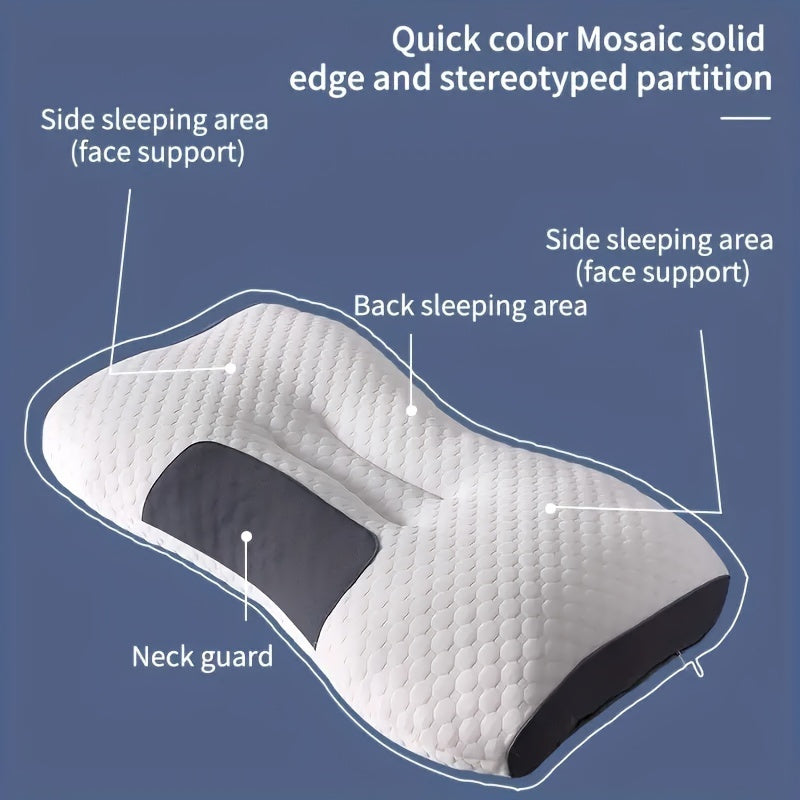 Elastic Neck Support Pillow with Breathable Washable Cover for Maternity and Bedroom Use