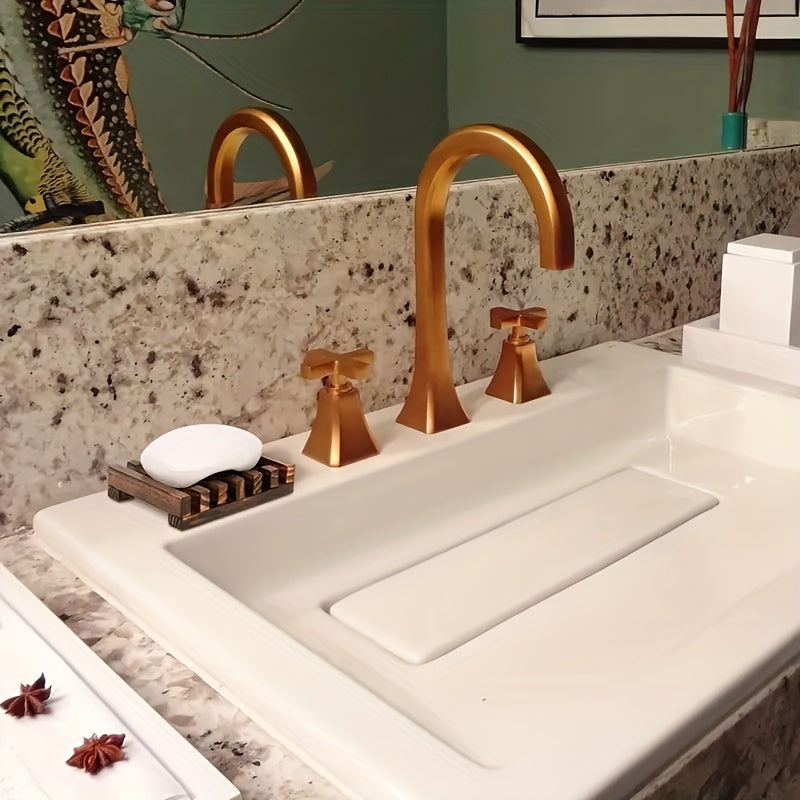 Wooden Soap Dish for Bathroom, 1 Piece, Natural Material