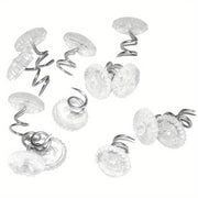 Set of 50 Clear Upholstery Pins for Securing Bed Skirts Couches Sofas Drapes