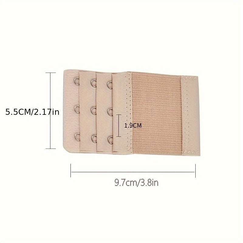 3-Piece Elastic Bra Extenders for Adjustable Fit Women’s Lingerie Accessories