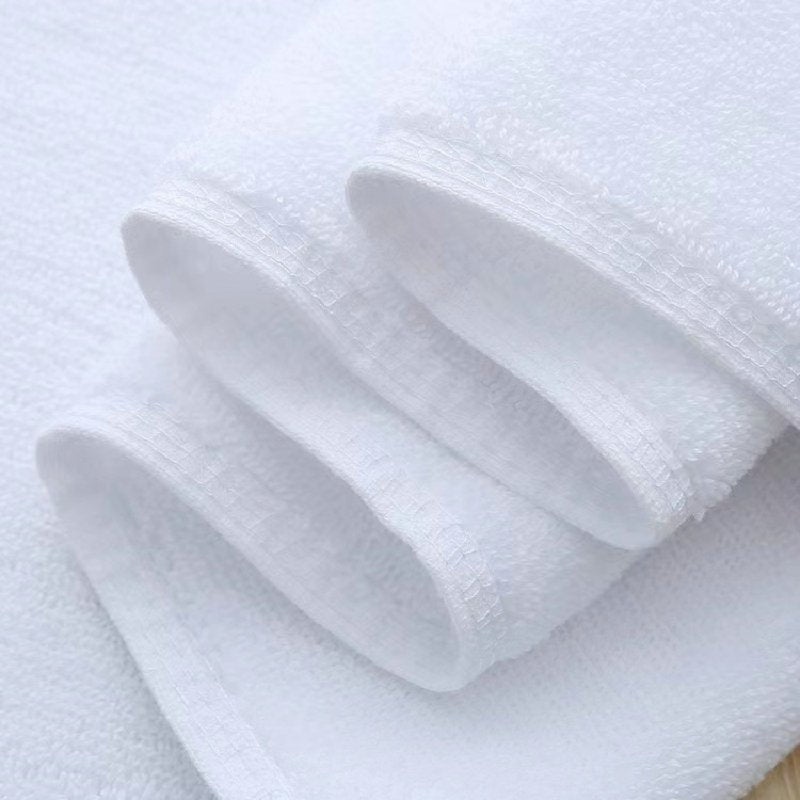 Cotton White Small Square Kitchen Towels for Hotel, Household, and Kitchen Use
