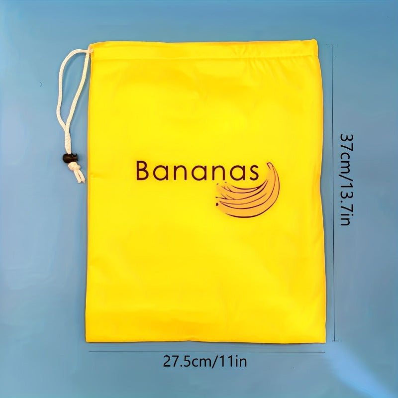 Fruit Storage Bag for Storing Yellow Bananas Washable Durable Kitchen Organizer
