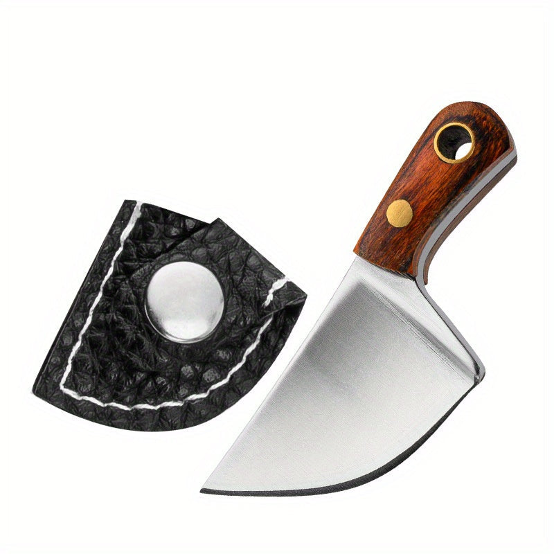 Set of 6 Mini Knives with Sheaths Including Chef Knife Bottle Opener and Keychains