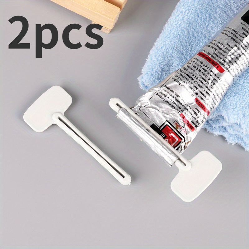 2шт. Пресс для зубной пасты из пластика, инструмент для выдавливания клея для кухни