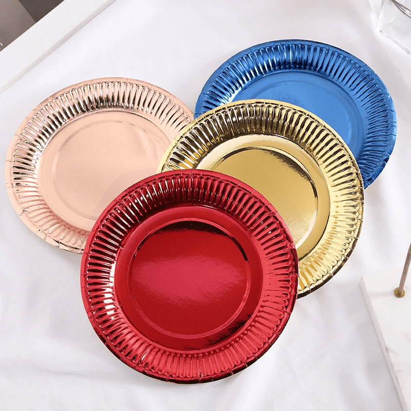 High-Quality Paper Plates for Birthday Cakes Baking Dishes and Parties