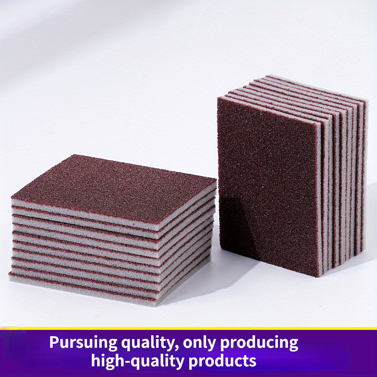 Diamond Sand Sponge Cloths for Cleaning Pots Dishes Rust Removal Pack of 10 or 20