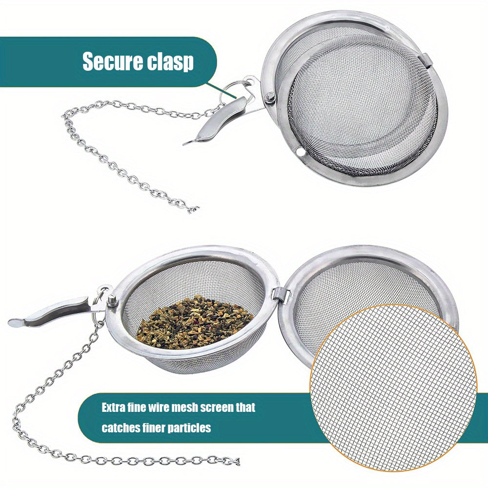 Stainless Steel Mesh Tea Strainer and Steeper for Loose Leaf Tea and Spices