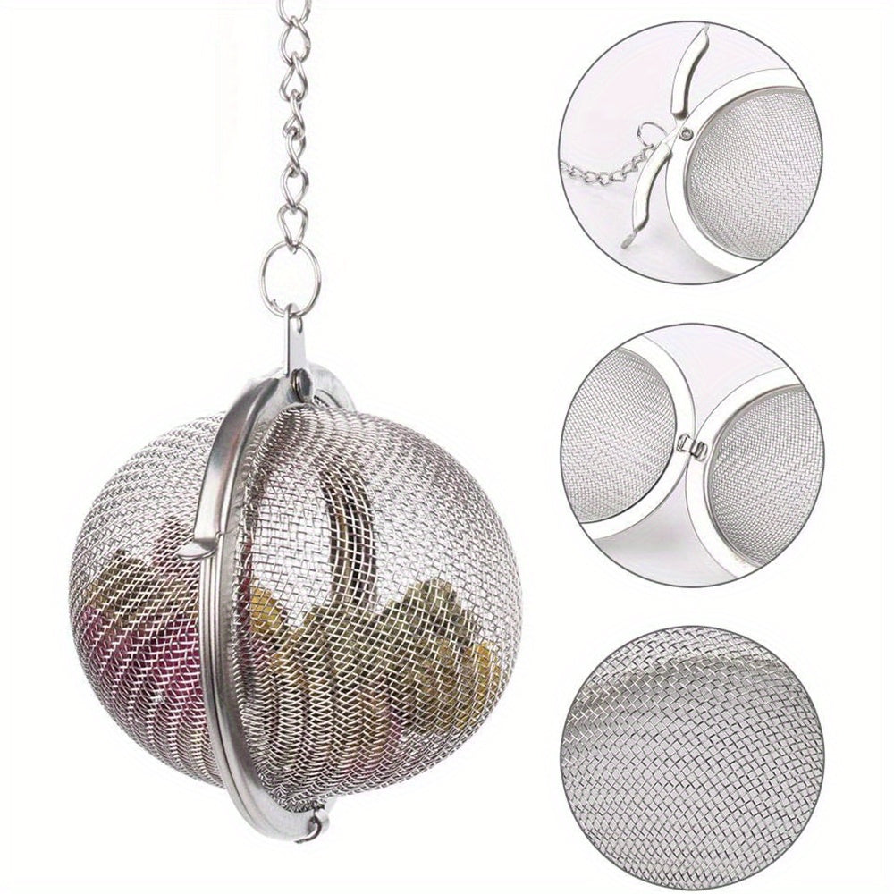 Stainless Steel Mesh Tea Strainer and Steeper for Loose Leaf Tea and Spices