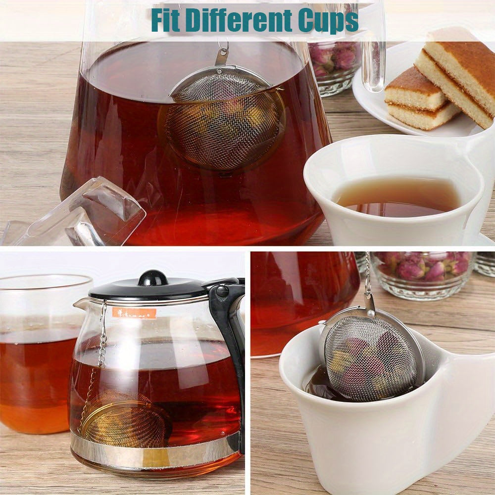 Stainless Steel Mesh Tea Strainer and Steeper for Loose Leaf Tea and Spices