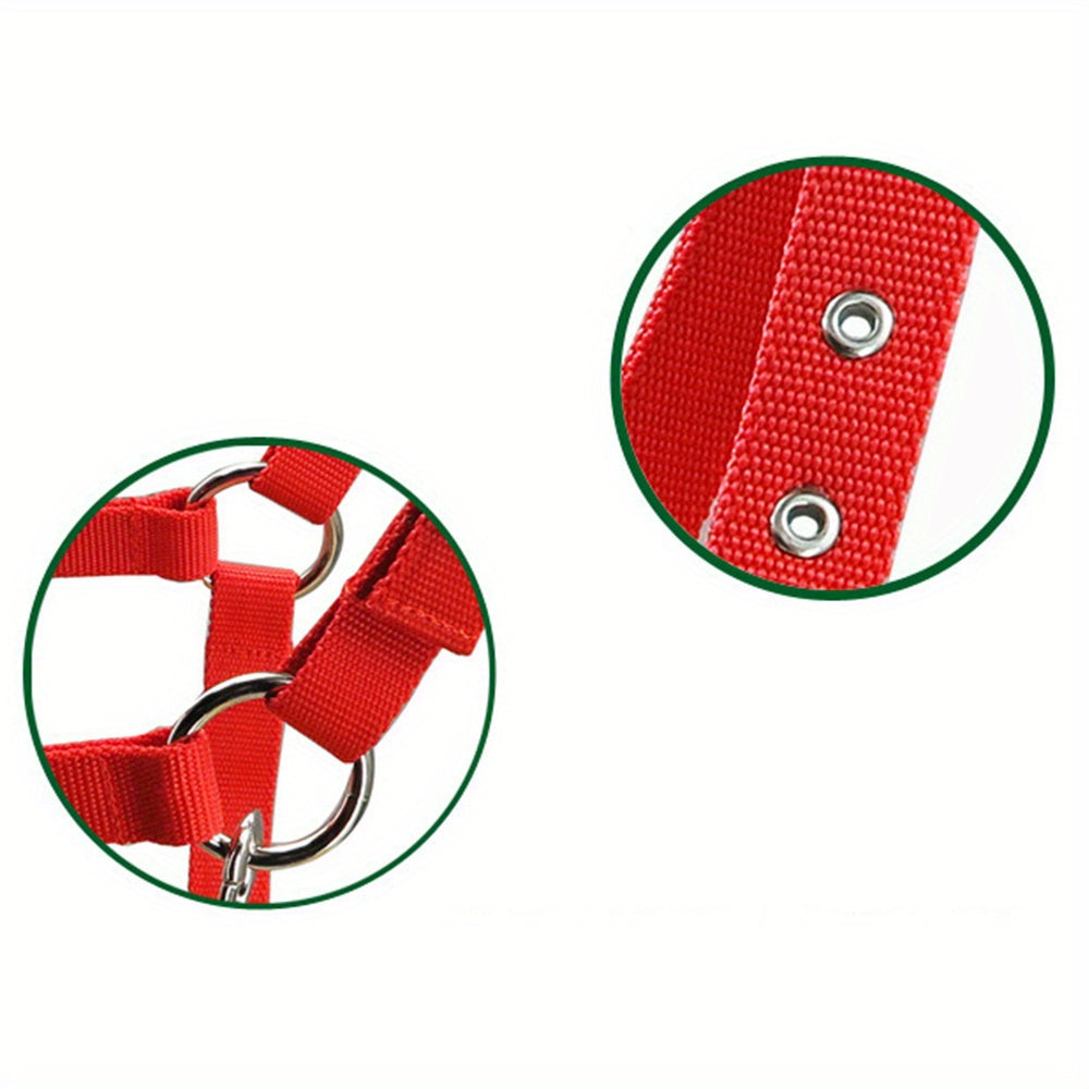 Soft Horse Halter with Metal Buckle Adjustable Fleece Head Collar for Horses