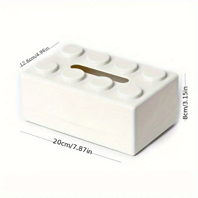 Tissue Box with Napkin Dispenser Creative Storage for Home Bathroom Decor