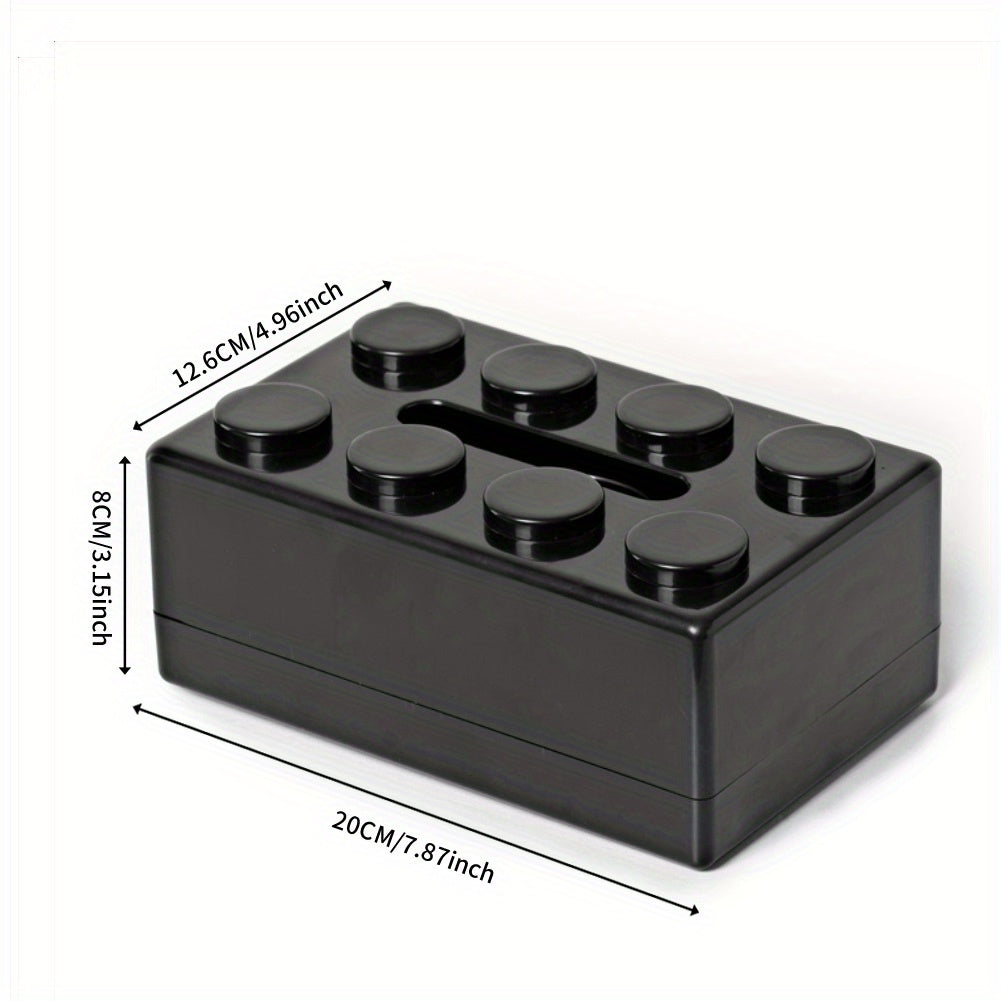 Tissue Box with Napkin Dispenser Creative Storage for Home Bathroom Decor