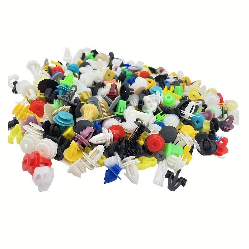 Juego de sujetadores universales para coche 500 piezas, material PP, anti-desgaste, parachoques, panel de puerta