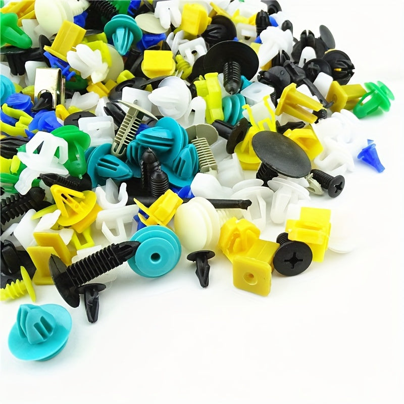 Juego de sujetadores universales para coche 500 piezas, material PP, anti-desgaste, parachoques, panel de puerta