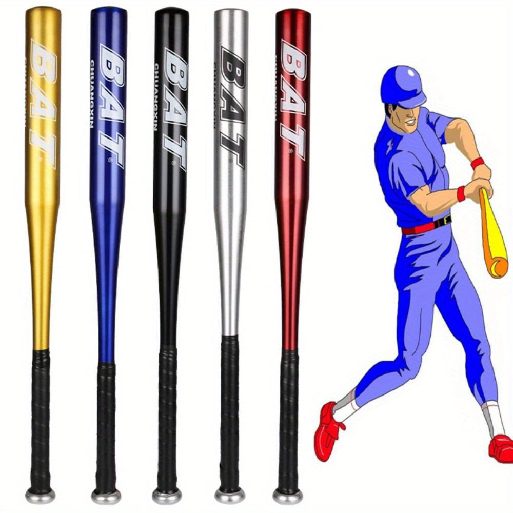 Aluminum Alloy Baseball Bat 20 Inches Durable Outdoor Training Softball Black Blue Red