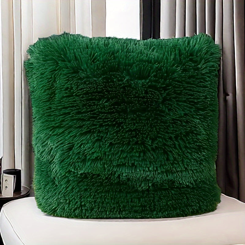 2 Роскошные Пуховые Наволочки - Мягкий Делюкс Плюшевый Флис - Рождественский Декор для Дивана или Спальни - 40.64x40.64 см