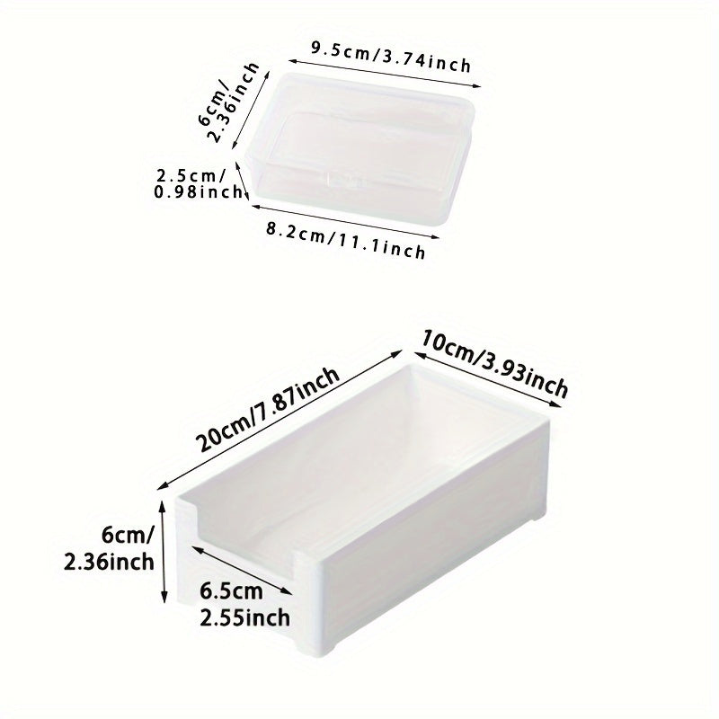 Caja organizadora de regletas con 8 compartimentos para cables y cargadores