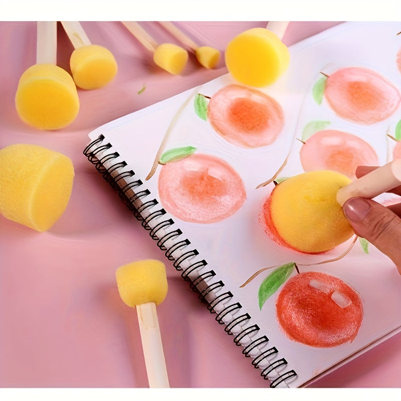 Set of 13 Sponge Painting Tools for DIY Graffiti Arts and Crafts