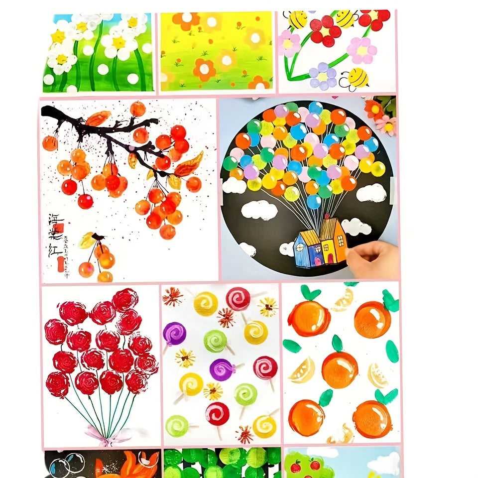 Set of 13 Sponge Painting Tools for DIY Graffiti Arts and Crafts