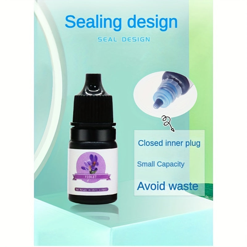 24-Color Set of Concentrated Resin Colorant for DIY Crafts 5ml