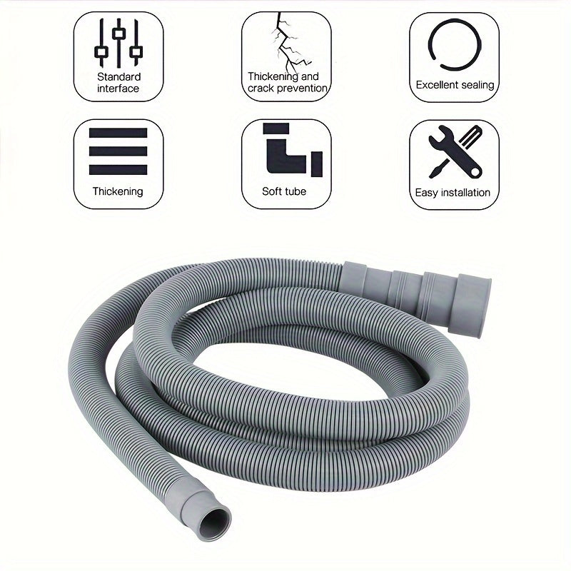 Extensión de manguera de aguas residuales para autocaravana de 1-5m, manguera de alcantarillado flexible para camping