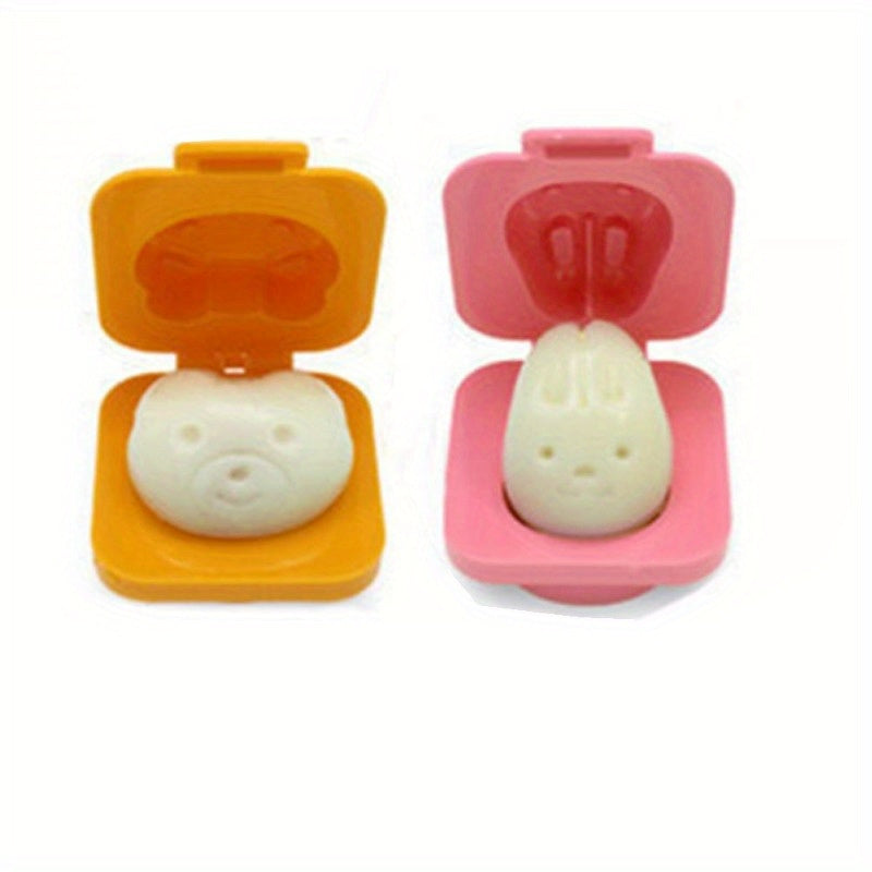 3-Piece Kids Rice Ball Mold Set Food-Grade Cute Egg and Sushi Shaping Tools