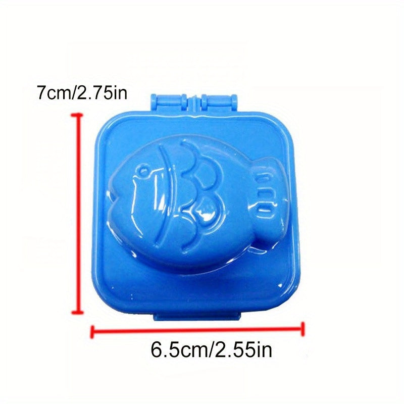 3-Piece Kids Rice Ball Mold Set Food-Grade Cute Egg and Sushi Shaping Tools