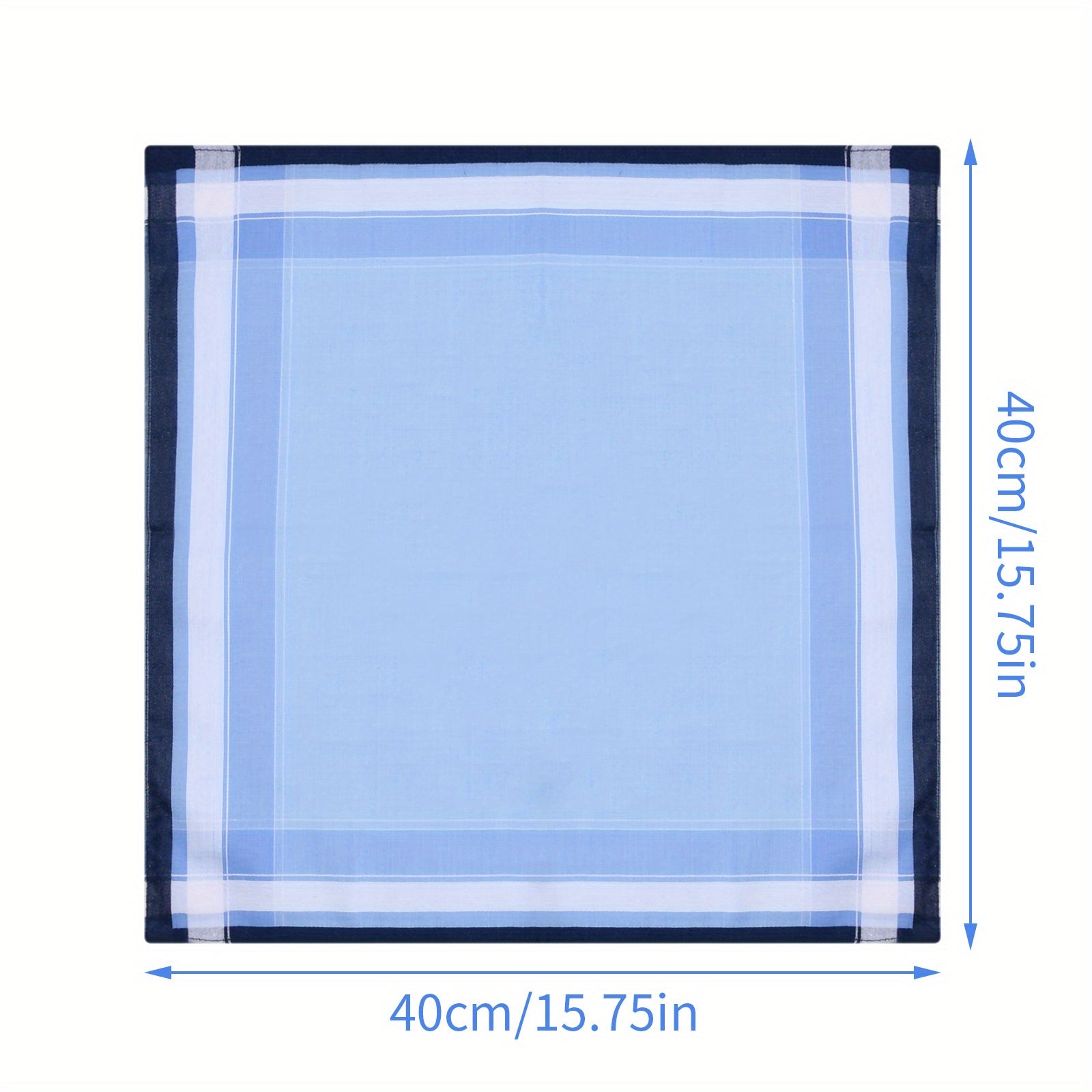 Set of 12 Men's Cotton Plaid Handkerchiefs Pocket Squares Reusable