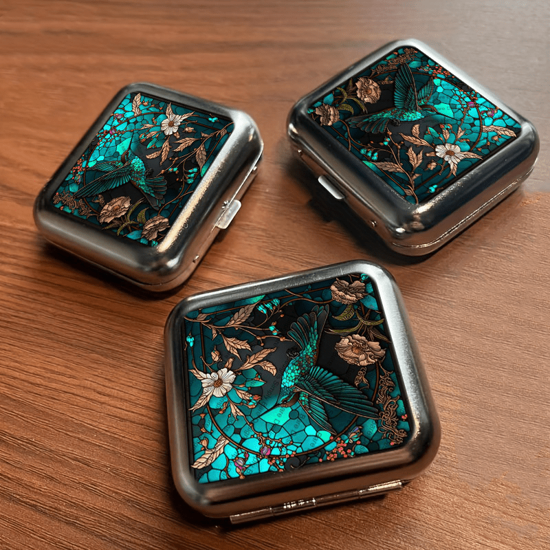 Мини металлическая пепельница портативная карманная автомобильная уличная курительная принадлежность