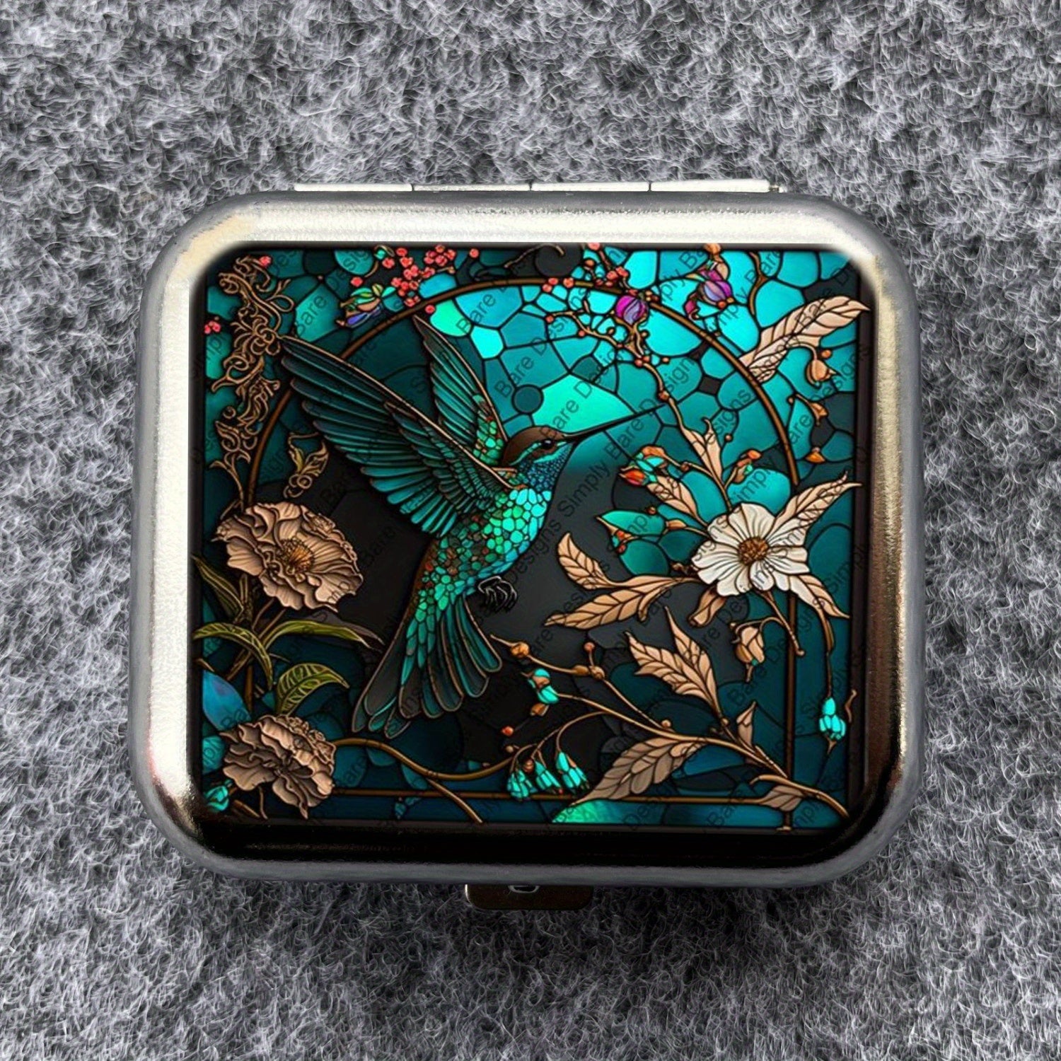 Mini metall tutun qutisi, portativ ko'rsatkich, avtomobil uchun tashqi tutun uchun aksessuar