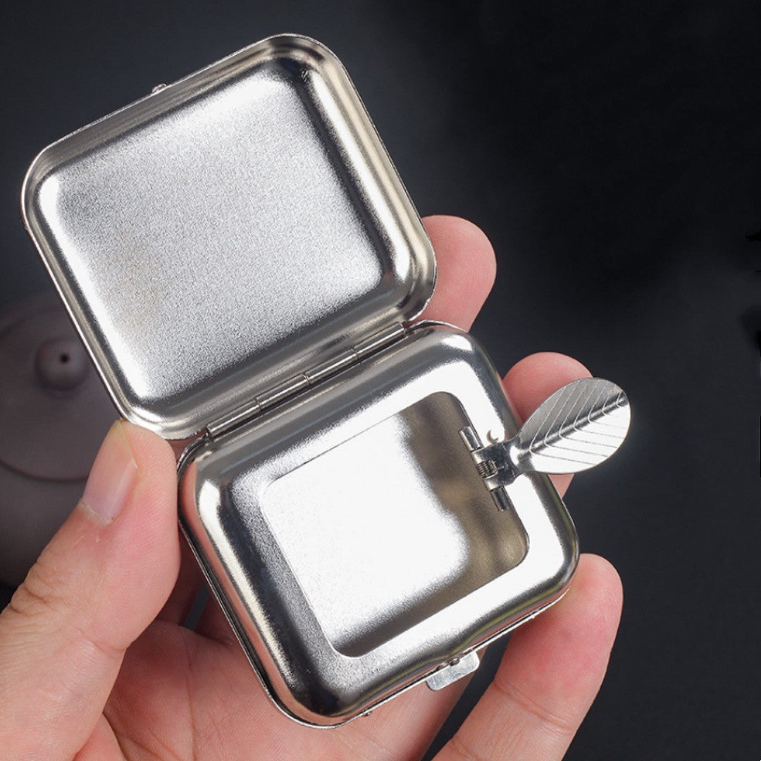 Мини металлическая пепельница портативная карманная автомобильная уличная курительная принадлежность