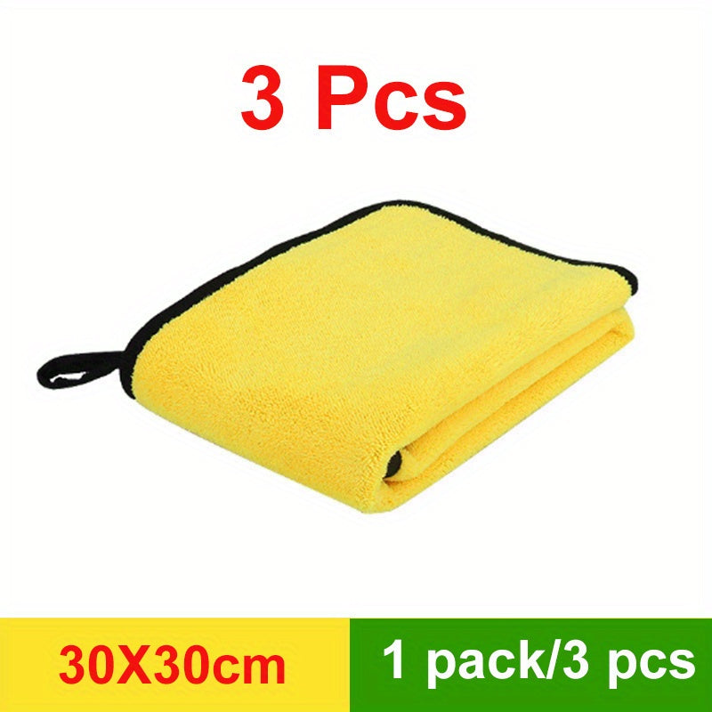 Microfiber Cleaning Cloths Set, Reusable, Soft, Multi-Purpose for Kitchen Windows Car